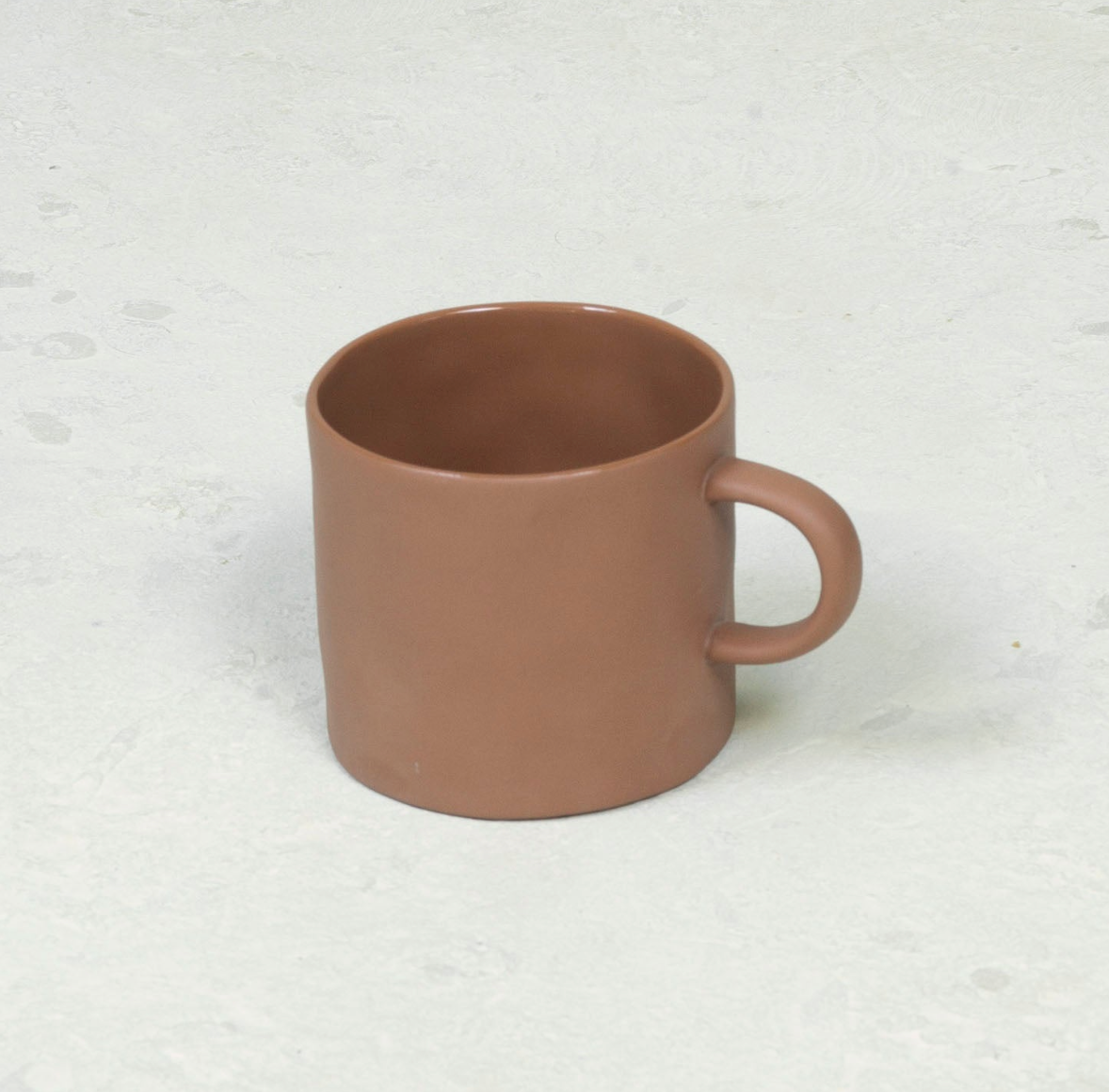 Mug handle TERRAKOTTA matt