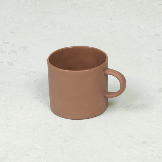Mug handle TERRAKOTTA matt