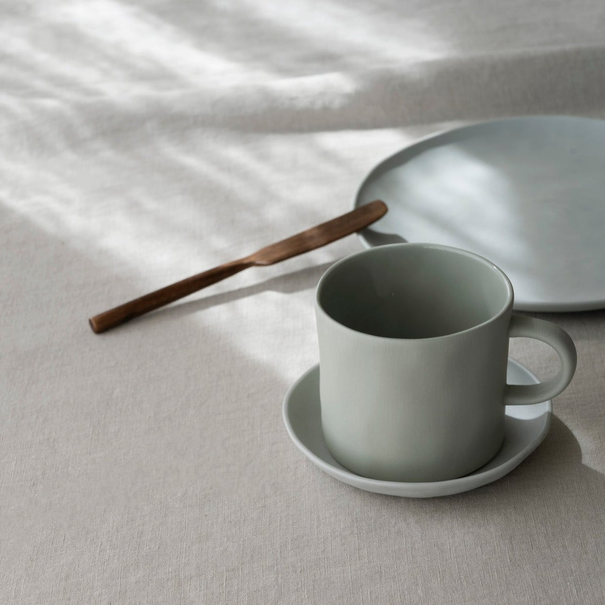 Mug handle GREENGRAY - Kajsa Cramer