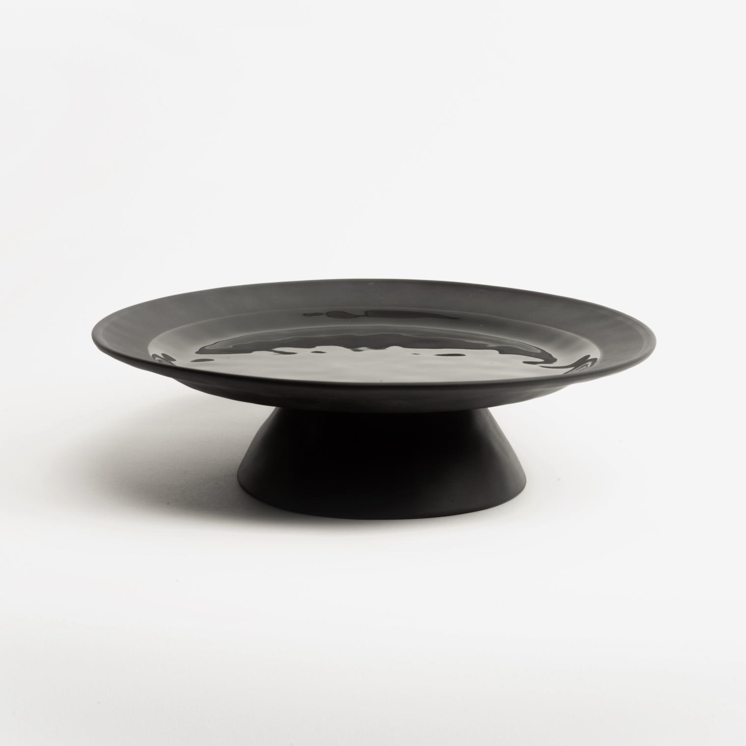 Cake plate medium Black
